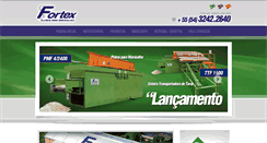 Desktop Screenshot of fortex.ind.br