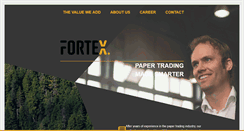 Desktop Screenshot of fortex.se